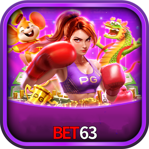 Imagem promocional da BET63 mostrando a plataforma e suas vantagens